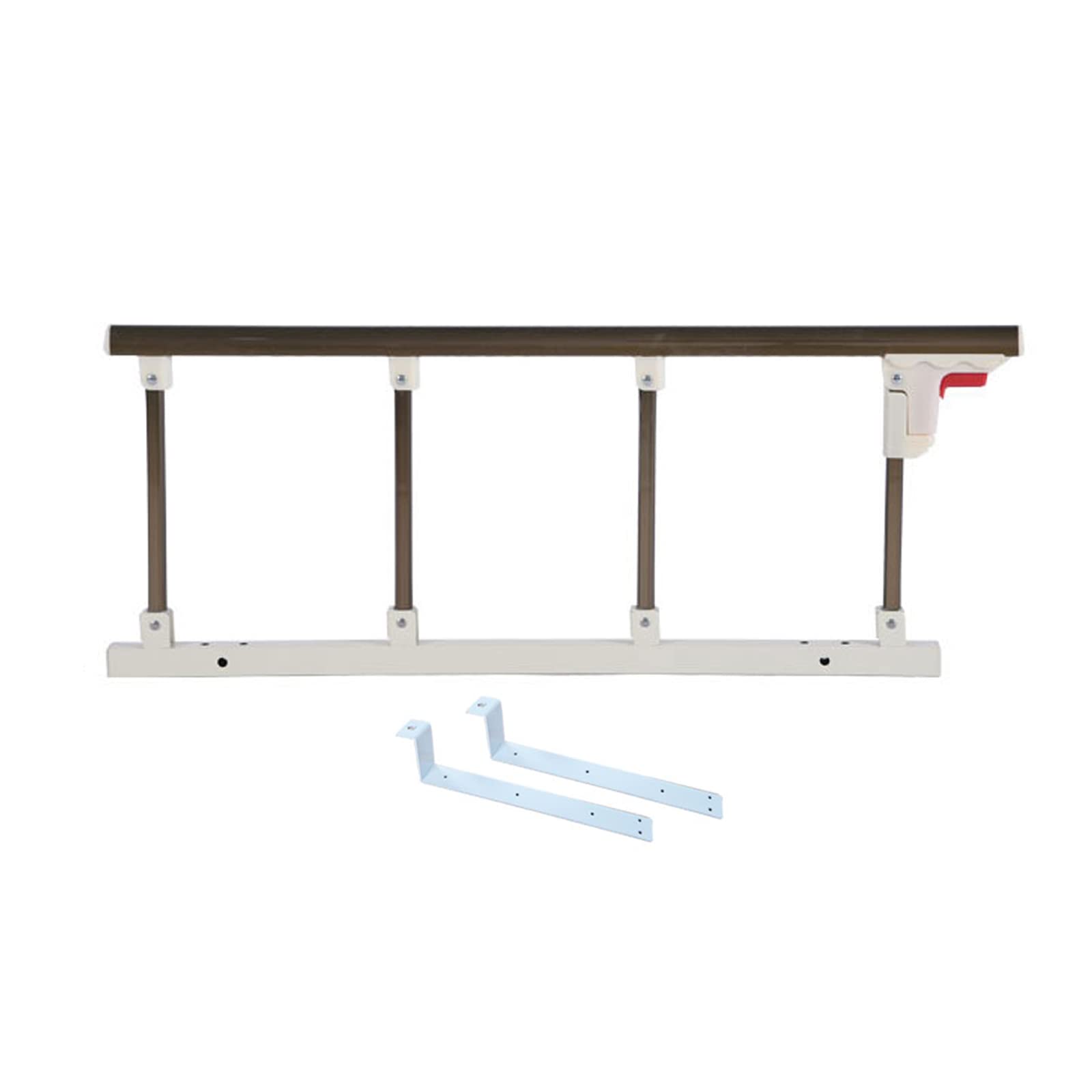 Barrière de lit pliable pour personnes âgées et rail métallique réglable