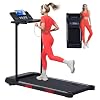 Walking Pad with Incline and Handle Bar, Compact Portable Walking Pad Treadmills for Home/Apartment with Handles,3.0HP Small Electric Treadmill with Incline for Small Space, 0.6-7.6MPH, 350LBS