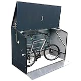 [page_title]-tepro Outdoor Fahrradbox in anthrazit Terrasse Außen Camping 7170