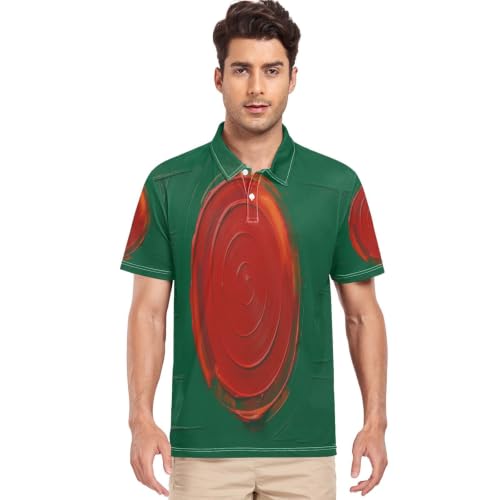Polo Bangladesh homme GuoChe col classique maillot de golf respirant taille S