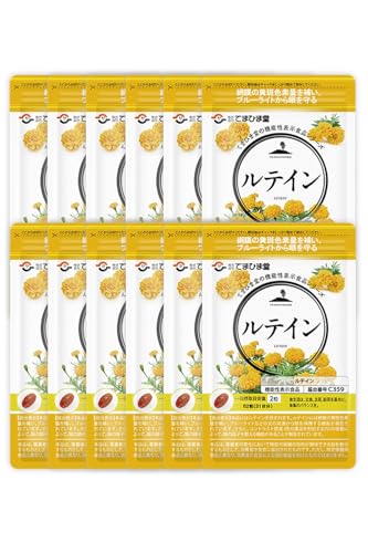 てまひま堂 定期便 全6回 隔月 ルテイン 計744粒 62粒×2袋×6回 サプリメント