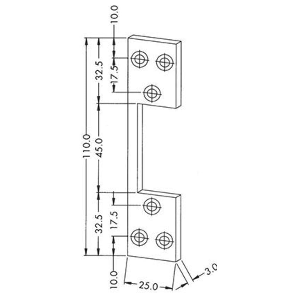 BEVER E-Türöffner 700 mit Flachschließblech 6-12V