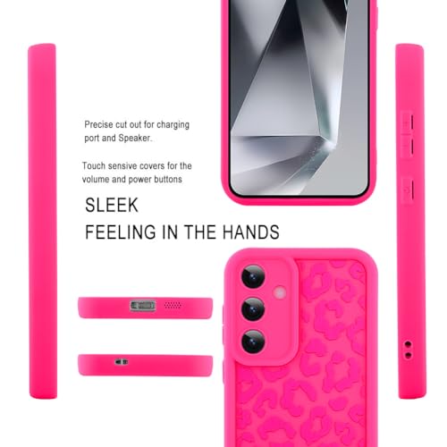 Image of Compatible with Samsung Galaxy S24 Case, Hot Pink