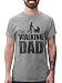 Produktbild Shirtracer The Walking Dad Herren T-Shirt und Männer Tshirt (XXL, Grau Meliert)