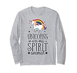 Photo Gallery unicorns are my spirit animal funny unicorn gift girls women maglia a manica Photo Gallery unicorns are my spirit animal funny unicorn gift girls women maglia a manica