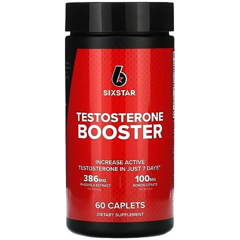 Testosterone Booster for Men Six Star Pro Nutrition Test Booster for Men Extreme Strength + Enhances Training Performance + Scientifically Researched Test Boost Supplement, 60 Pills Cover