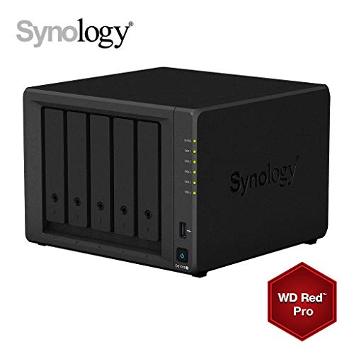 Preisvergleich Produktbild Synology DS1019+ 8Go NAS 40To (5X 8To) WD RED PRO