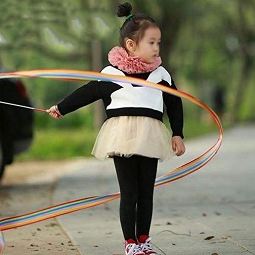 image for obmwang 22PCS Dance Silk Ribbon Wands 6.6ft Ribbon Streamers Gymnastic