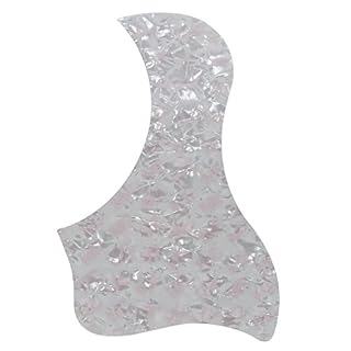 IKN 1 PCS Big Bird Shape Pickguard Auto-Adhésif Scratch Plate Guitare Partie pour Remplacement Guitare Acoustique, Blanc… - Les Beatles, Paul McCartney, John Lennon, RIngo Starr, George Harrison