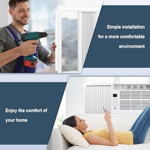 Zejoot Window Air Conditioner Side Panels with Frame for 5000 BTU Units by Zejoot - Used condition - Image 7
