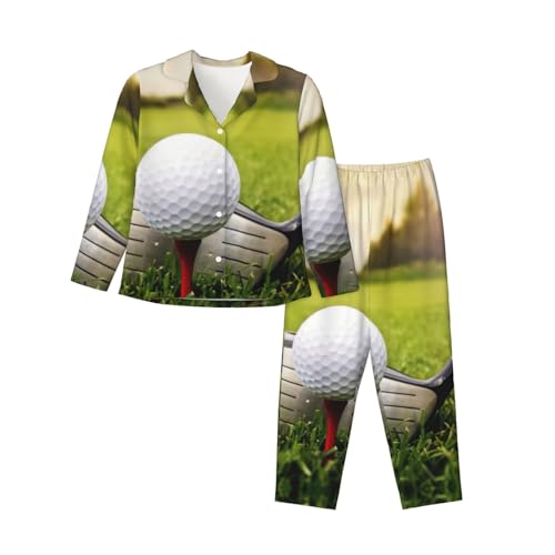 Pyjama à manches longues confortable style golf pour ne plus avoir froid la nuit