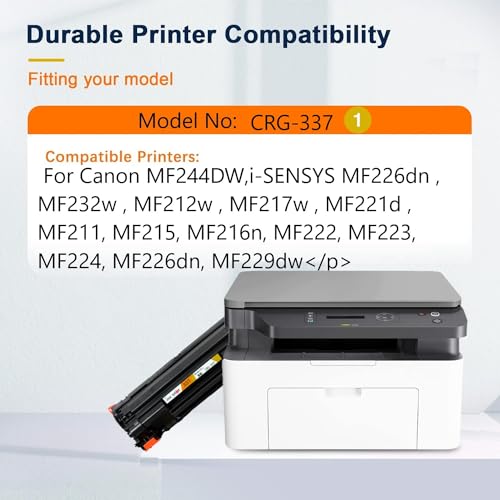 Image of INKSPOT 337 Laser Toner Cartridge with Premuim Ink Quality, high Image Density, Excellent Clarity (TN-337A 1PIC)