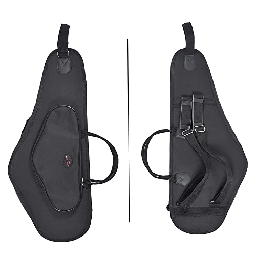 image for Walfront Alto Saxophone Bag 600D Thicken Padded Sax Case with Hard Boa