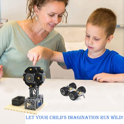 720Pcs Technical Cars Gears Cross Axles Parts Accessories Wheels Connectors Pieces Sets Chain Link Pins Joints Building Block Bricks Shock Absorber MOC Lots Pack Bulk Toys