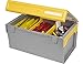 Plano EDGE Premium Plastics and Bulk Tackle Utility Box, Clear and Yellow, Rust-Resistant, Waterproof Bulk Premium Storage Organizer for Plastic Tackle