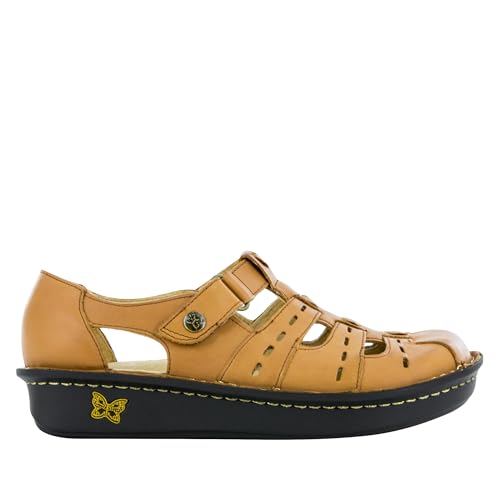 Image of Alegria Women's Pesca Fisherman Leather Sandal
