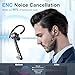 Bluetooth Headset, Wireless Bluetooth Earpiece With 400mAh Charging Case,150 Hours Talktime Hands Free Noise Canceling Headphones for iOS Android Cell Phone, Built-in Mic for Trucker, Office.