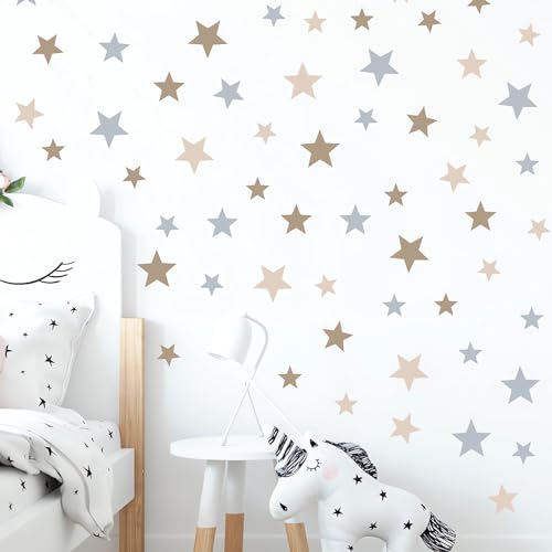 Vinilo decorativo sacinora Estrellas Marrón Gris miniatura 2