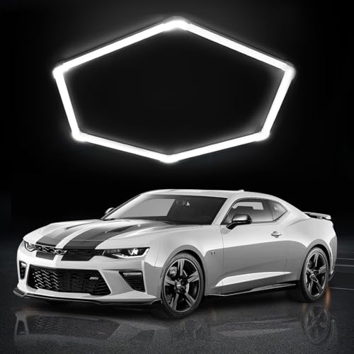 DIKHEE Luce da Garage A LED Esagonale da 48W, 1 Luci A Nido d'Ape Dettagli auto luci, 6500K Lampada a LED Esagonale per Auto, Bar, Negozio, Palestra, Officina,magazzino (1 HEX)