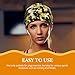 LIOOBO Tie Dye Wide Non-Slip Yoga Headbands for Women, 2pcs Elastic Sweat-Absorbent Sports Head Ties, Fashion Athletic Hair Accessories for Running and Workout