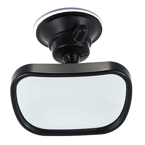 Gasea Baby Car Mirror Rear Facing with Suction Cup, Universal 360° Adjustable Baby Safety Car Rear View Back Seat Mirror