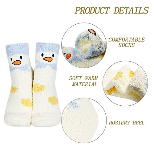 Image of Benefeet Sox Womens Fuzzy Socks Girls Cute Slipper Sock Funny Fluffy Winter Warm Soft Cozy Plush Indoor Sleep Sock