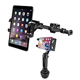 Macally Car Headrest Tablet Mount and a Heavy Duty Cup Holder Tablet Mount, Drive with Comfort for Everybody