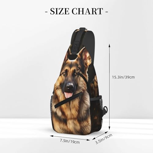 Bolso Bandolera Cruzado para Hombre y Mujer Negro miniatura 3