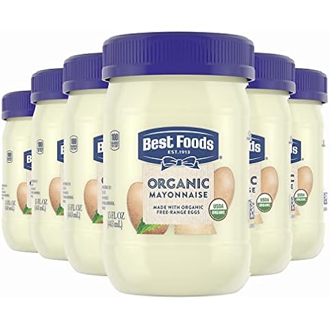 Best Foods Organic Mayonnaise Original 15 oz, Pack of 6 Cover