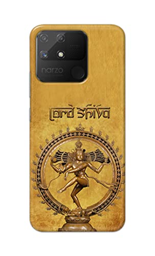 Image of PRINTFIDAA Lord Shiva As Nataraj Printed Designer Hard Case for Realme Narzo 50A Back Cover -(e) RPM1004