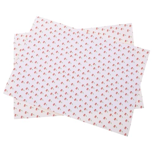 BRIGHTFUFU 2 Stück Maßstab Realistische Wanddekoration aus Sicherem Papier Einfach Zuschneidbar Geeignet für Miniatur puppenhaus zubehör