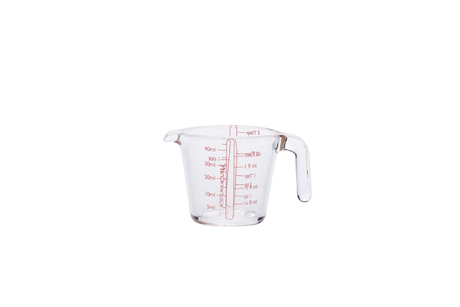 KitchenCraft Mini Glass Jug Measure ml, fluid ounces, teaspoons, tablespoons