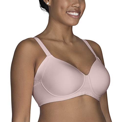 Vanity Fair Women s Full Figure Beauty Back Bra, Wirefree with Side Smoothing-Quartz, 38DD