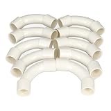 Jandei - Pack 10 uds. Accesorio de Sujeción para Tubo de Cables, PVC...
