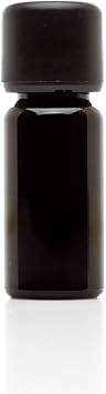 Infinity Jars 15 ML0.5 fl oz Black UVBlocking Glass EasyPour ScrewTop Bottle Airtight, SmellProof Mini Container for Oils, Spices, Perfumes, DIY Samples