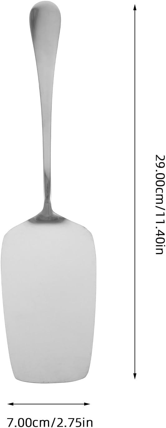 SOLUSTRE Stainless Steel Cake Server Spatula with Extended Handle Wedding Cake Serving Tool and Pie Server for Parties and Celebrations 11.41In Cutter