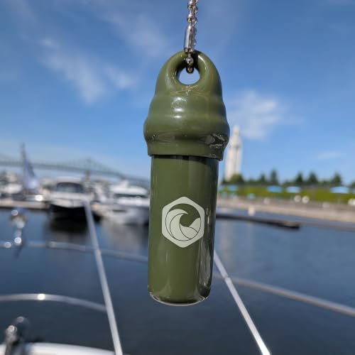 Image of Seahive Floating Keychain (1 pack) with Waterproof Safety Container Boat Key Float - Pontoon, Fishing Accessories key holder