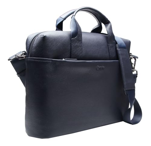 Grand sac business Oxford homme bleu foncé pour classeur et PC