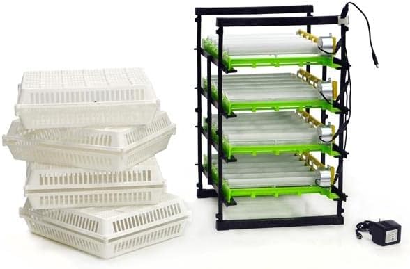 Hatching Time Automatic Egg Turner, Vibration-Free Design, Easy to Clean, Low Power Usage, Suitable for Chickens