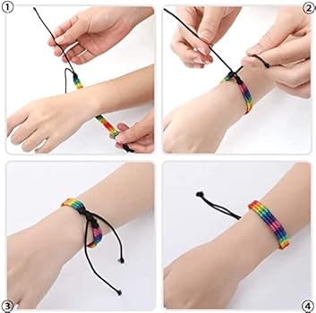 Man Dient De Lucht Met Een Regenboogarmband Bij Gay Pride-parade In Stock Afbeelding Man Dient De Lucht Met Een Regenboogarmband Bij Gay Pride-parade In Stock Afbeelding