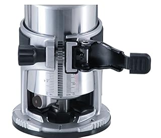 Anesty Compact Router with Trimmer/Fixed Base, Variable Speed Trim Router Palm Router Laminate Trimmer, 1/4" 710W Electric Wood Router Tool Kit with 15 Router Bits for Woodworking