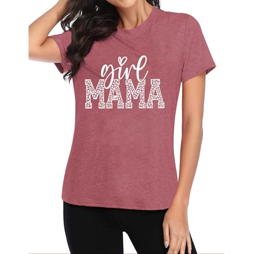 Mama Shirt Women Mom T Shirt Baseball Mom Shirts Mother Casual Short Sleeve Tops4