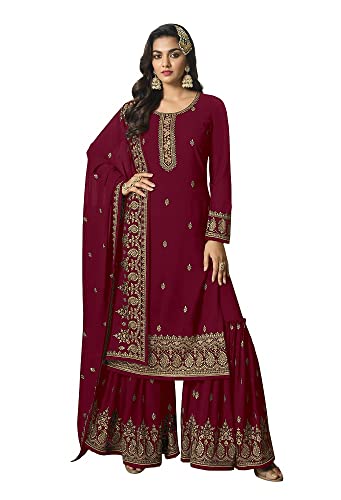 Image of Henith Collection Indian /Pakistani Party Wear Wedding Wear Palazzo Style Salwar Suit for Women