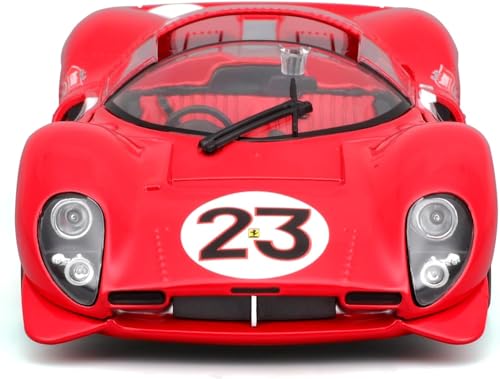 Image of Bburago - 1 /24 Scale Model Compatible with Ferrari 330 P4 Daytona 1967 Racing Car Model