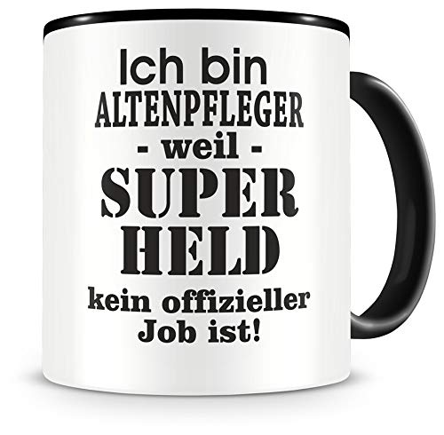 Samunshi® Altenpfleger Tasse mit Spruch Geschenk für Altenpfleger Mann Frau