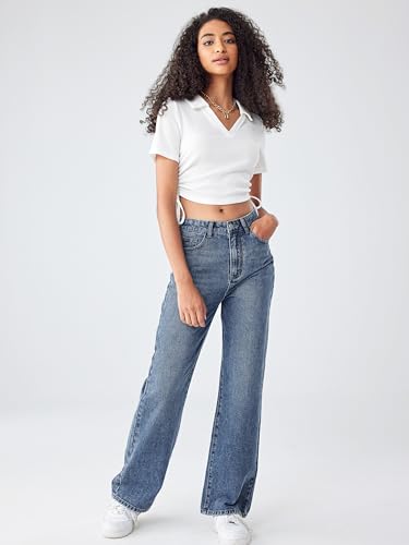 CIDER Wide Leg Jeans for Women High Waisted Denim Pants Boyfriend Jeans Trendy Casual Summer Bottom3
