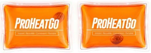 ProHeatGo Instant Reusable Hand Warmers with Our Reusable Instant Heat Packs | This Portable Natural Hand Warmer Keeps You Comfortable in The Cold | Best Hand Warmers for Cold Outdoors Sports