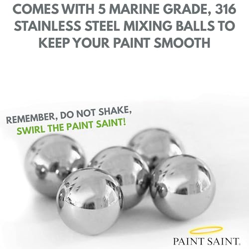 My Paint Saint (1pack) - New Improved Version Small Angled Sash Brush - The Ultimate Paint Touch Up Kit - Perfect for Homeowners, Businesses, Offices, Hotels, Retail, Churches, and Schools