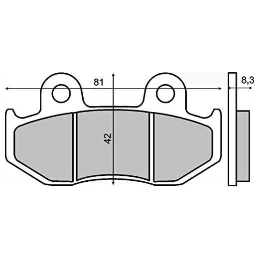 Bromsbelägg organiska främre PGO T-Rex 3 (Tr3-50) 50 2002–2002