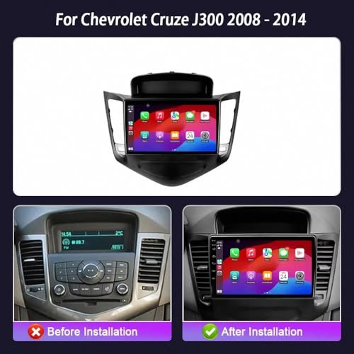Radio Coche 2 DIN para Evitar Multas con Conectividad Carplay Inalámbrico Cruze 2